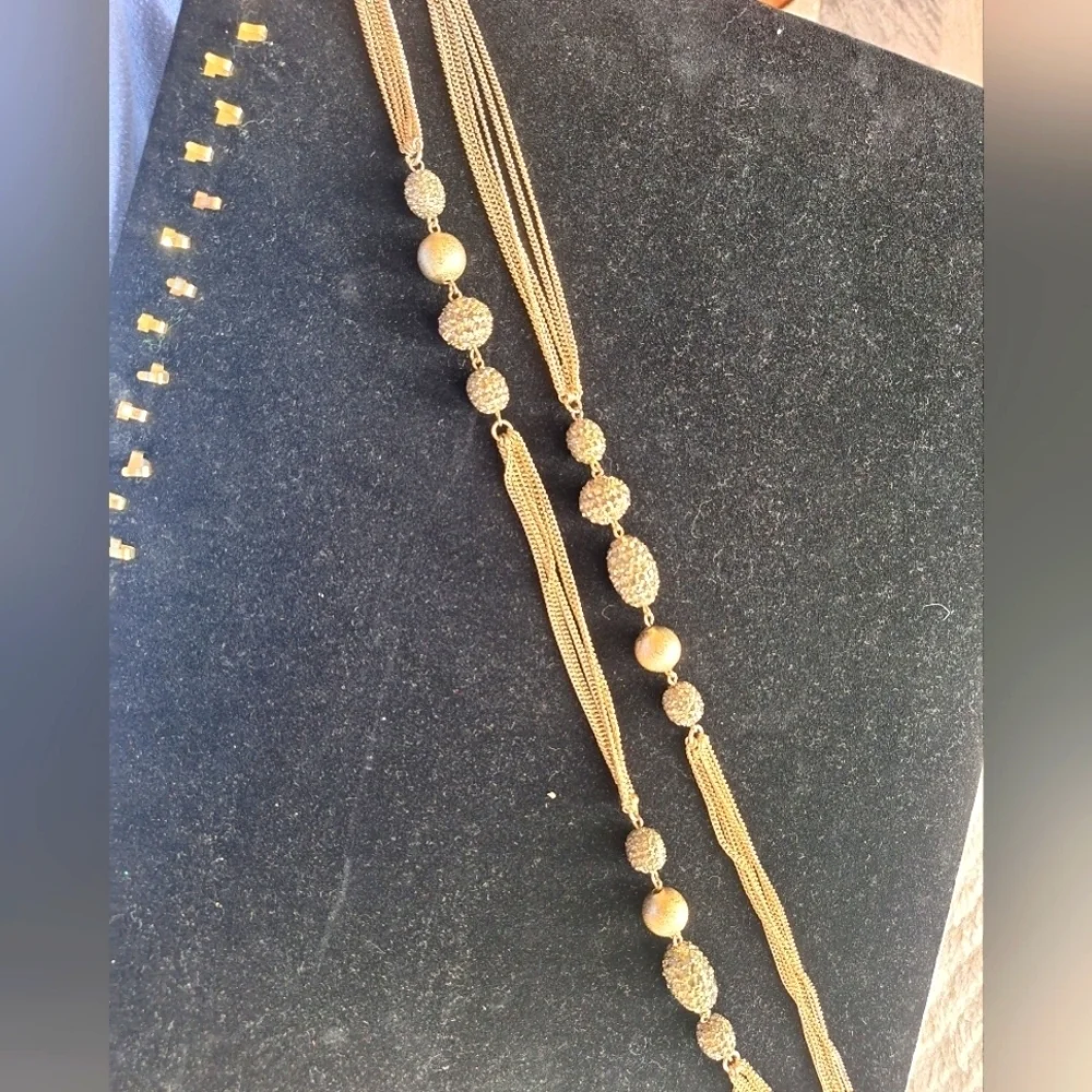 Chico’s Multi Strand Accented Long Necklace